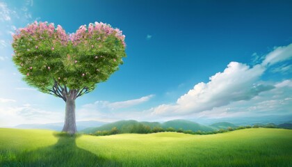 Fototapeta premium ハートの木