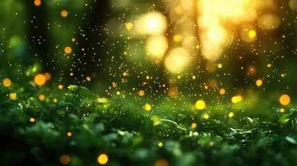 Enchanted Firefly Forest: A Magical Summer Night