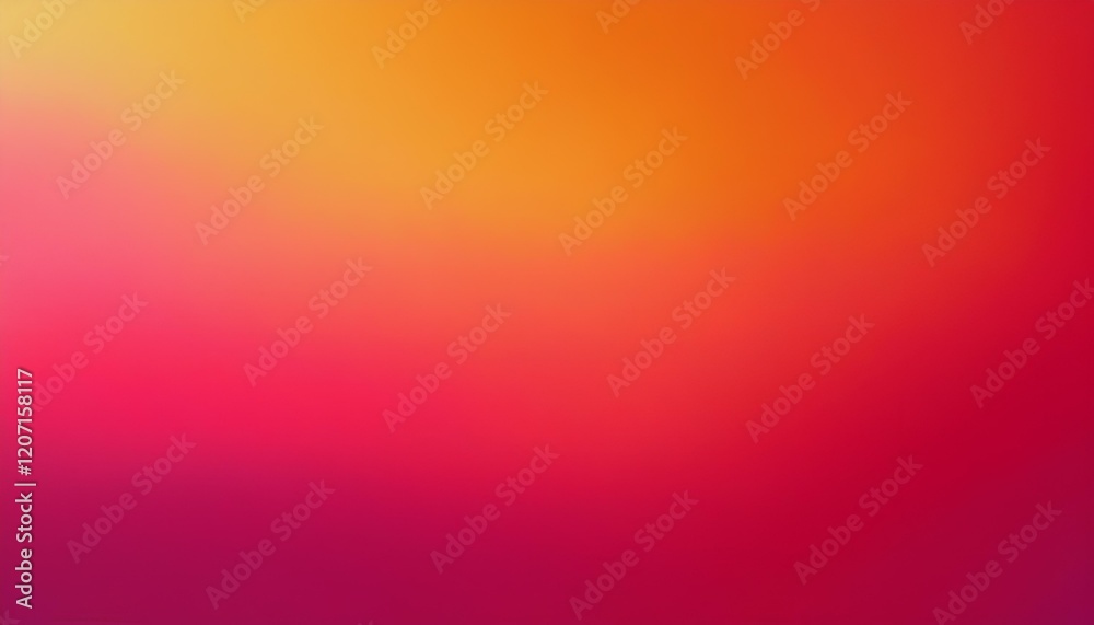 Aufkleber abstract gradient vibrant color background. Colorful abstract background with soft smooth textured orange, pink, yellow and red color gradient.