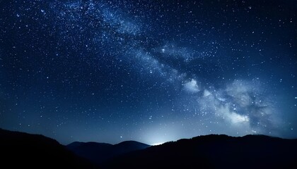 Fototapeta premium night sky with stars. starry night sky.