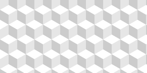 Abstract white and gray geometric style minimal blank cubic. Geometric pattern illustration mosaic, square and triangle wallpaper. seamless triangles shape mosaic backdrop art texture vector grid.