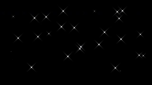 Twinkle stars blink animation