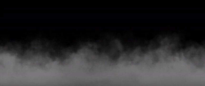 Ultra-wide rising Wall of Endless Moving Steam or Smoke. Looped video.
