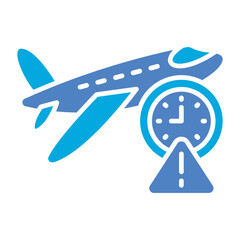 Flight delay Icon