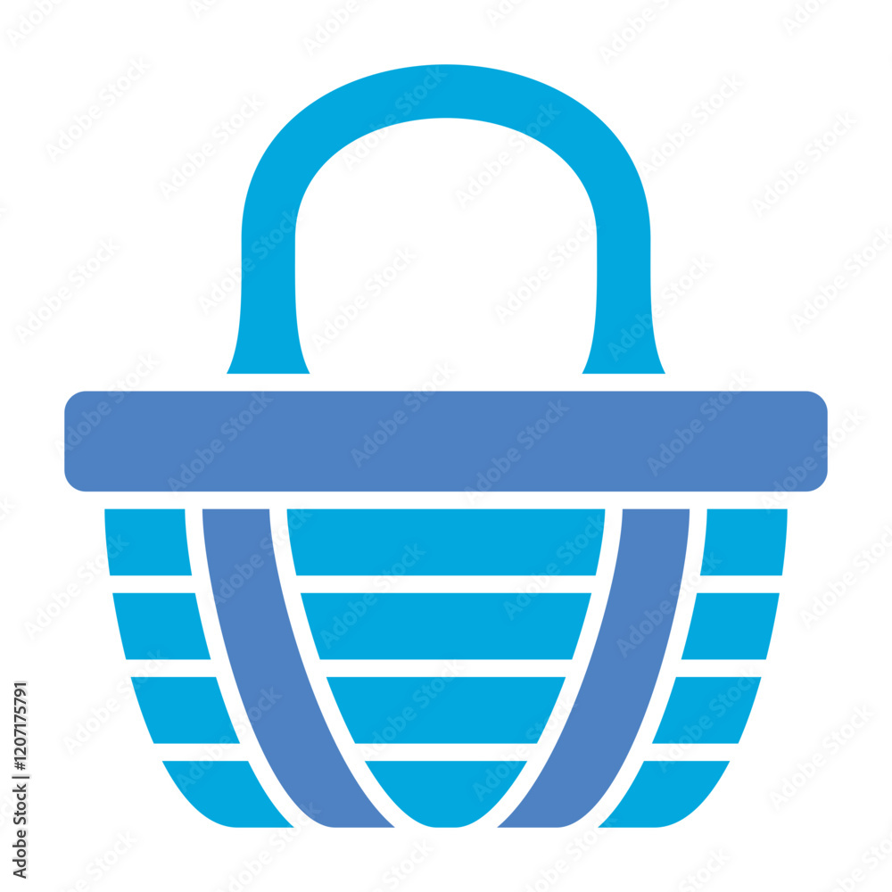 Wall mural Basket Icon