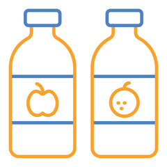 Juice bottles Icon