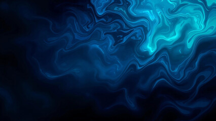 Fototapeta premium Abstract Blue Liquid Swirls Pattern