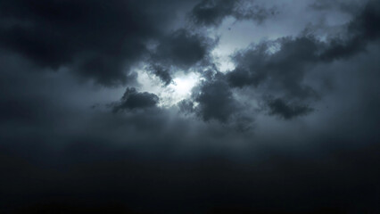 Obraz premium Moody Dark Clouds Background