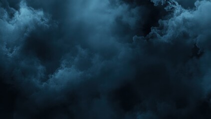 Fototapeta premium Abstract watercolor paint background in dark blue color with a grunge texture.