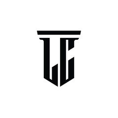LC monogram logo design letter text name symbol monochrome logotype alphabet character simple logo