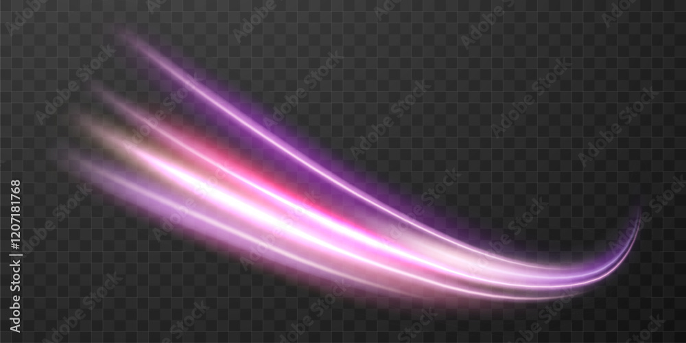Wall mural beautiful light speed line background on black background abstract design vector illustration