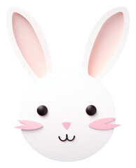 Obraz premium PNG Bunny animal mammal white.