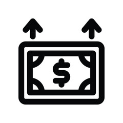 profit line icon. vector icon for your website, mobile, presentation, and logo design.