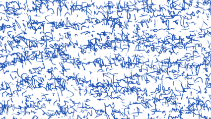 Abstract Scribbles on Transparan Background