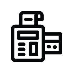 Fototapeta premium payment method line icon. vector icon for your website, mobile, presentation, and logo design.