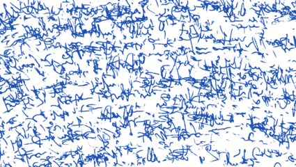 Abstract Scribbles on Transparan Background