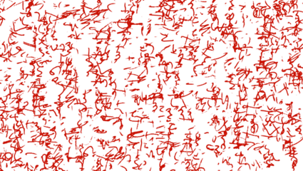 Abstract Scribbles on Transparan Background