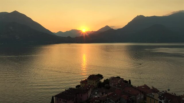 Varenna Lake of Como Sunset
