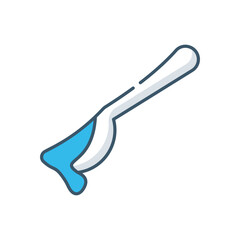 Fototapeta premium Honey Spoon vector icon
