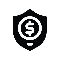 secure solid icon. vector icon for your website, mobile, presentation, and logo design.