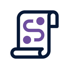 planning dual tone icon. vector icon for your website, mobile, presentation, and logo design.