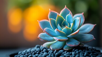 Obraz premium Succulent Plant in a Minimalist Setting