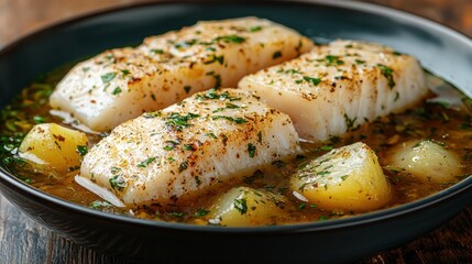Delicious Pan-Seared Cod with Potatoes