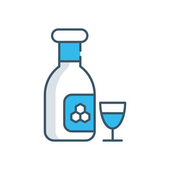 Honey Wine vector icon