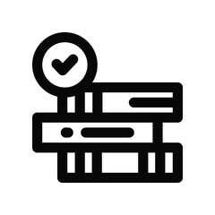 book icon. vector line icon for your website, mobile, presentation, and logo design.