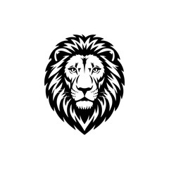 Head  lion logo vector 