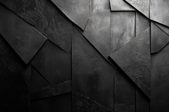Geometric pattern exploration abstract design digital art monochrome environment close-up view visual texture concept