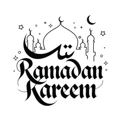 Hand drawn Ramadan Iftar with illustration of Blue Fanous Lantern and Sweet Dates for Islamic Holy Month, Ramadan Kareem, Iftar Party celebration for coloring page