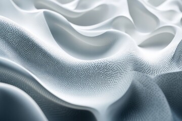Naklejka premium Textured wave patterns create a mesmerizing visual effect in abstract design