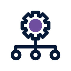 strategy planning icon. vector dual tone icon for your website, mobile, presentation, and logo design.