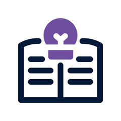 Obraz premium idea icon. vector dual tone icon for your website, mobile, presentation, and logo design.