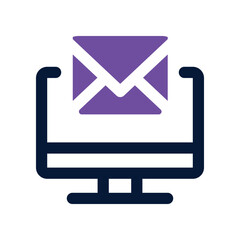 email icon. vector dual tone icon for your website, mobile, presentation, and logo design.