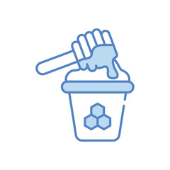 Honey Sweet syrup vector icon
