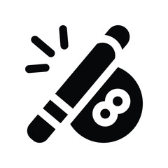 billiard solid icon. vector icon for your website, mobile, presentation, and logo design.