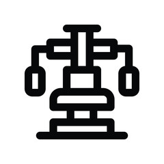 lifting line icon. vector icon for your website, mobile, presentation, and logo design.