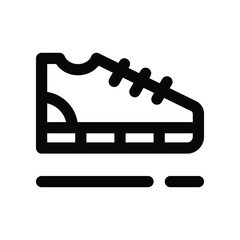 shoe sport line icon. vector icon for your website, mobile, presentation, and logo design.