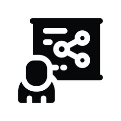 study solid icon. vector icon for your website, mobile, presentation, and logo design.