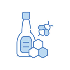 Honey Liqueur vector icon