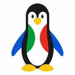 penguin with ice cream