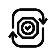 testing line icon. vector icon for your website, mobile, presentation, and logo design.