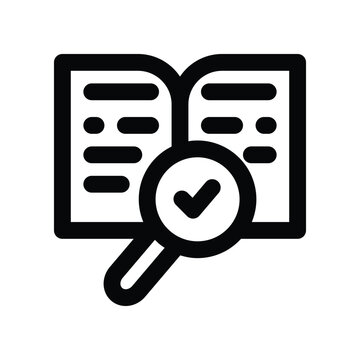 dictionary line icon. vector icon for your website, mobile, presentation, and logo design.