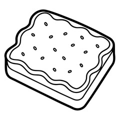 Pop Tart Vector Illustration
