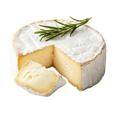 goat cheese isolated on transparent background