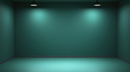 Calm minimalist studio design creative space for art projects with inspiring wide-angle views