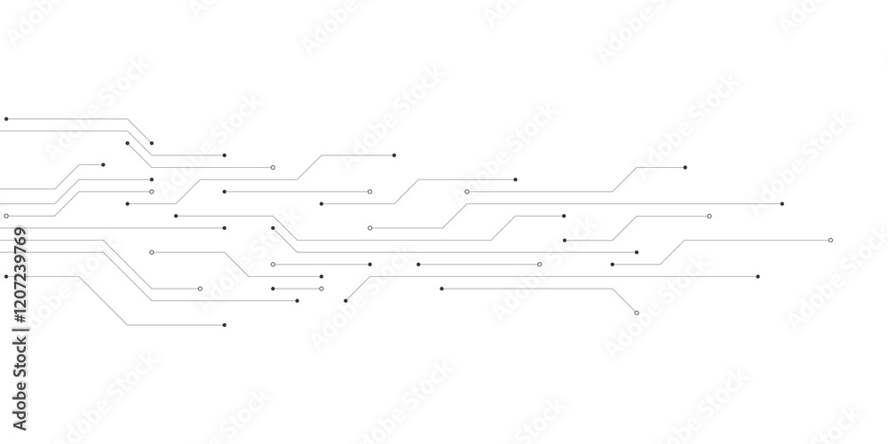 Aufkleber circuit board texture with communication technology concept