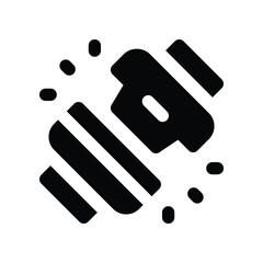 seat belt icon. vector glyph icon for your website, mobile, presentation, and logo design.